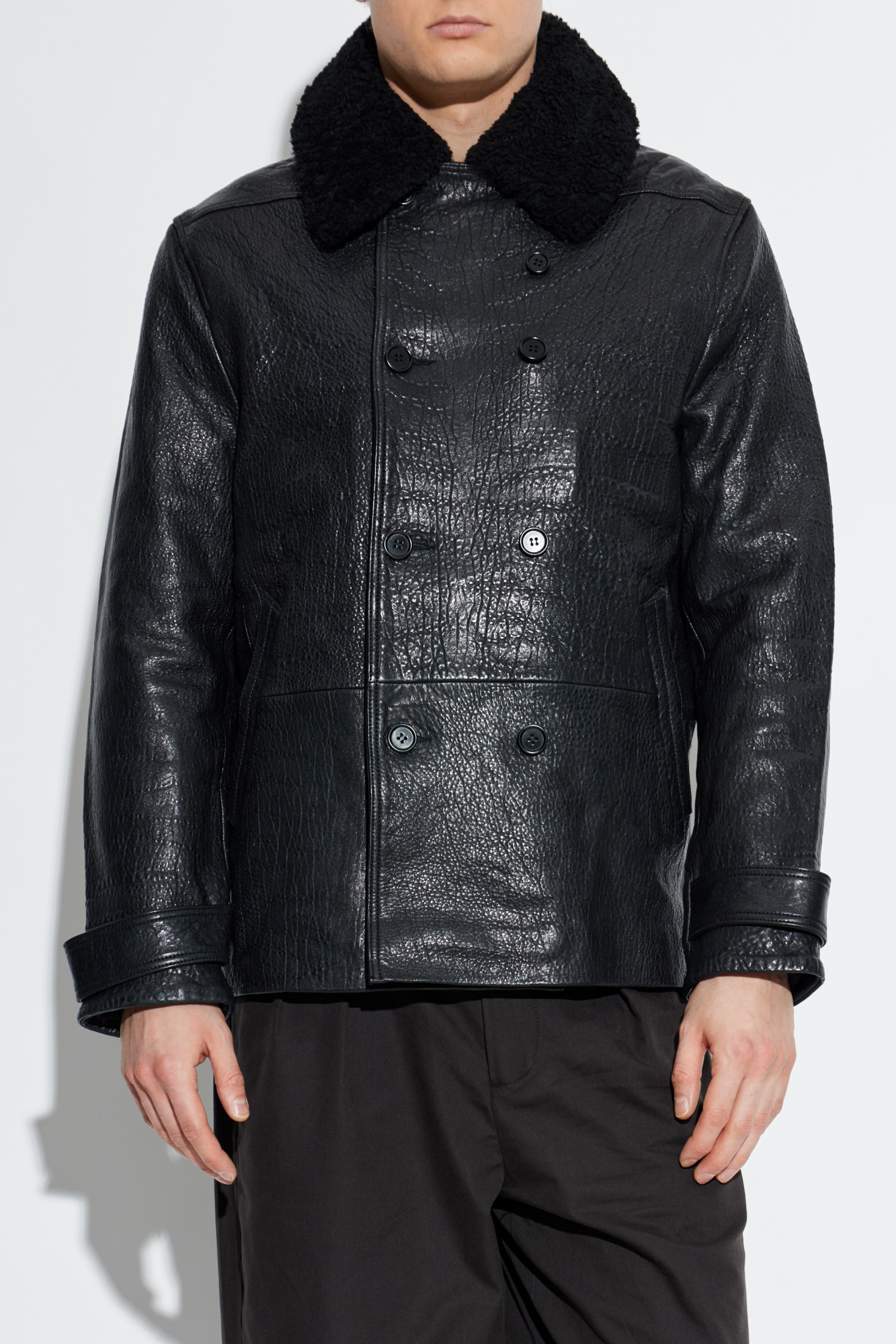 AllSaints `Hamlet` leather jacket | Men's | Vitkac